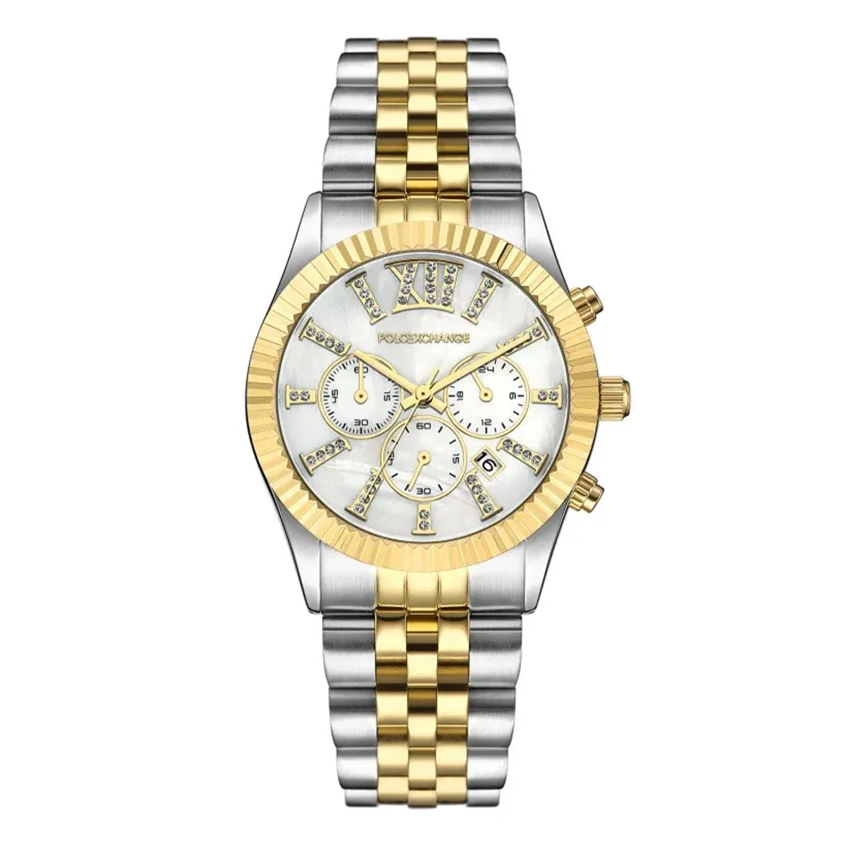 MONTRE POLOEXCHANGE FEMME M.FONCTION ACIER